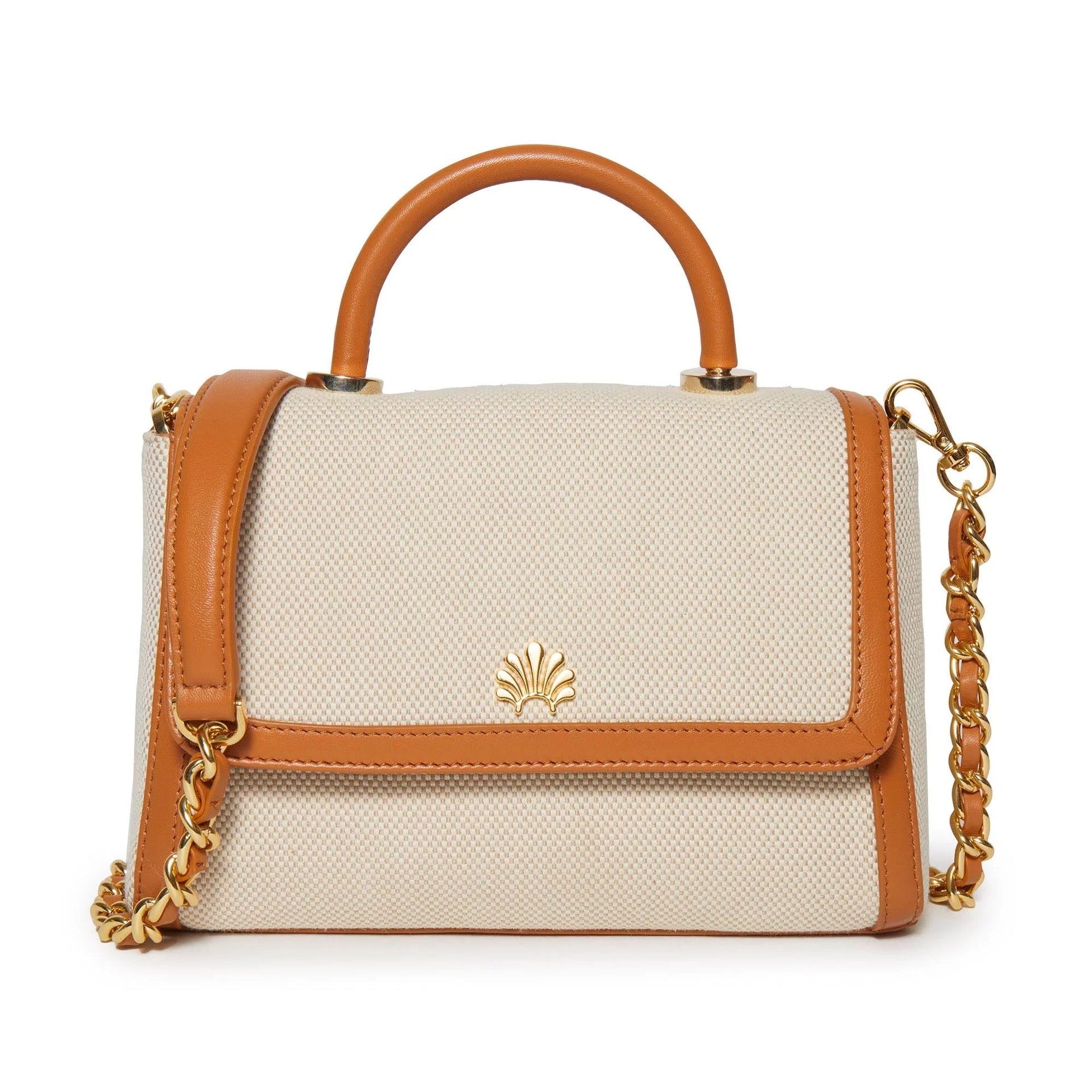 Tabitha Top Handle Cross Body - Saddle Brown – Cabana